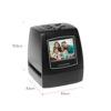 New Portable Negative Scanner 35/135mm Slide Film Converter Photo Digital Image Viewer with 2.4" LCD Build-in Editing