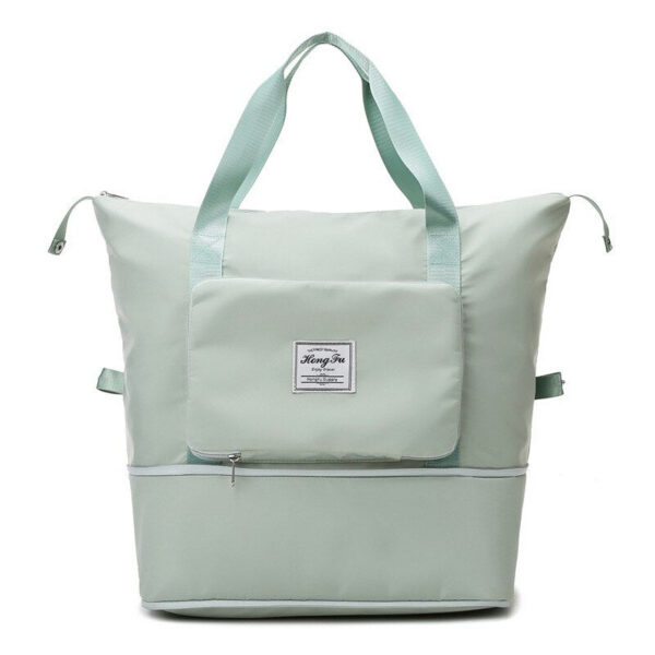 1PC Foldable Large Capacity Short Distance Travel Dry and Wet Separation Fiess Handbag Lage Bag