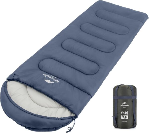 Naturehike Sleeping Bag for Adult,Combine Double Sleeping Bag,Oversized 220×85cm,L and R,3 Season,Ultralight Lightweight Compact with Compression Bag