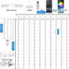 8e4a3f6ba3e60bd8 Smart LED Lights, 3mx3m 300Leds USB Lights with Bluetooth App Timer ,Music Sync Christmas Curtain String Outdoor