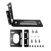TISHRIC PCIE 3.0 /4.0 To 16X Riser Flexible Cable High Speed Extension Port Adapter with Graphics Card Holder