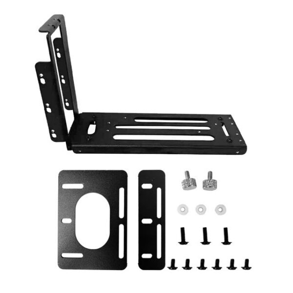 TISHRIC PCIE 3.0 /4.0 To 16X Riser Flexible Cable High Speed Extension Port Adapter with Graphics Card Holder