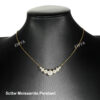 EWYA Sparkling 1.7/2.8/5cttw Full Moissanite Pendant Necklace for Women S Sier Plated Gold Pass Diamond Test Necklaces