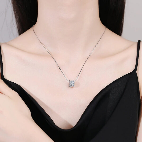 8e8b72f24176db4b NeeTim Full Moissanite Diamond Woman Pendant Sterling Sier Necklace For Women Chain Party Bridal Fine Jewelry