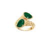 8e9ad8b9519a16a2 new model full diamond bead edge drip ring opening, suitable for holiday gifts