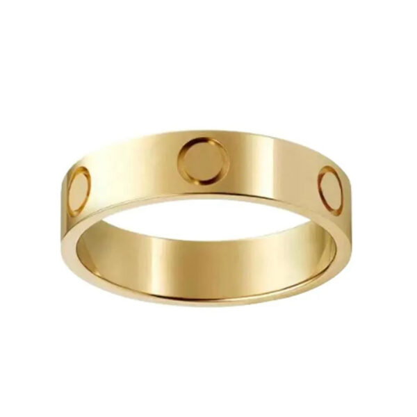 Unisex Womens Love Ring Mens Designer Rings Couple Jewelry Titanium Steel Band Fashion Classic Gold Sier Rose Color screw With diamonds Size 6-10