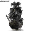 8eccef953a0929cc Piececool 3D Metal Puzzle The Flying Dutchman Model Building Blocks Pirate Ship Jigsaw for Teens Brain Teaser DIY Toys