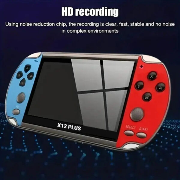8ed21ac65887bada X12 PLUS 7.0 Inch HD Large 16G Screen Classic Retro Console Built-in Free Games Handheld MP5 Video Game