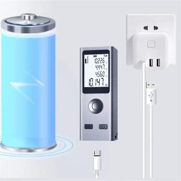 Mini Smart Rangefinder Intelligent 30M Digital Laser Rangefinde Usb Charging Rechargeable Handheld Distance Meter