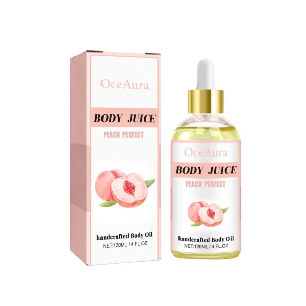 8f07a192d86372e5 OceAura Peach body oil Moisturizes and Softens the Skin, Tightens and massages it, and provides moisturizing essential oil 4 Oz