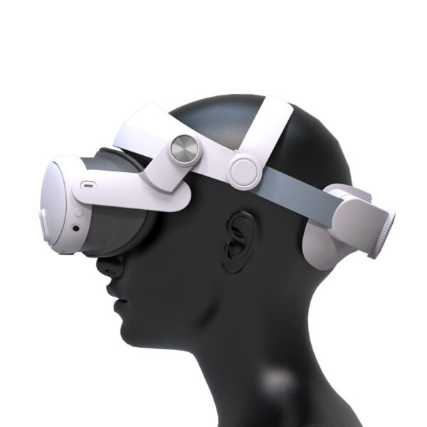 8f2024f2a1a366bd Replaceable Elite VR Headset Improve Comfort Adjustable Head Strap for Meta Quest 3 Accessories Helmet
