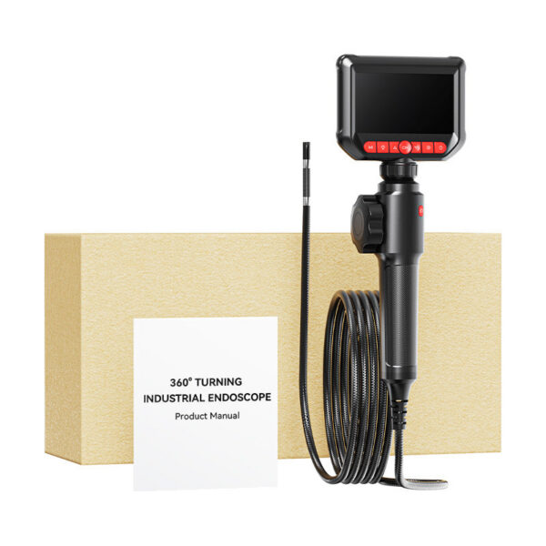 8f390eb732a68f4c 4.3-inch Bi-Directional Borescope, 8.0mm Camera, HD 1080P with LED Illumination for Automotive Repair, Plumbing Inspection