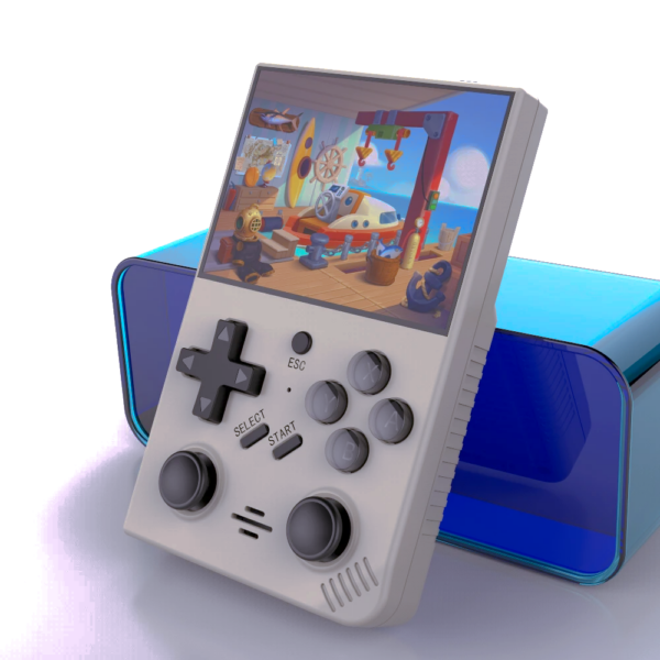 8f4596adaf62b04b R36S Retro Handheld Game Console Linux System 3.5 Inch IPS Screen Portable Pocket Video Player 128GB Games Boy Gift