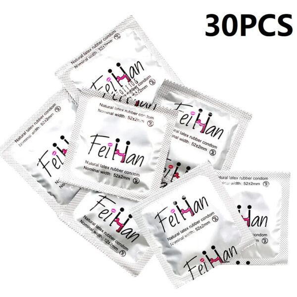 8f48f448fd35c592 Smooth Natural Latex Condom Ultra Thin Condoms Sex Tools Penis Sleeve for Men Contraception Sex Product Condones 100/50/30/10Pcs