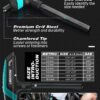 LIBRATON 14PCS Metric & SAE T Handle Hex Key,T-handle Allen Wrench Set, Auto Bike Repair Tool, with Storage Rack,Two-Tip Design