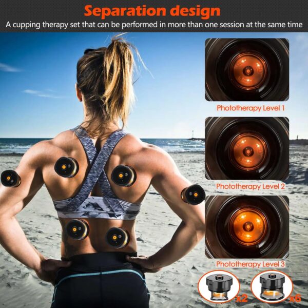 8f6b4fb597426f2b 8 Cups Electric Cupping Massager Gua Sha Vacuum Suction Cups Ems Anti Cellulite Magnet Therapy Scraping Fat Burner Body Massager