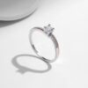 8f6d42bc8ed82463 MODIAN 925 Sterling Silver Classic Wedding Elegant Ring Rose Gold Color Line Unique Metallic Contrast Design Jewelry For Women