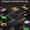 App DIY Picture Text Led Display Smart String Light RGB LED Bluetooth Control Curtain Lights