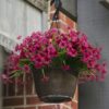 21 Bundles Artificial Outdoor UV Resistant Flowers No Fade Fake Outside Flowers Plastic Greenery Faux Shrubs Garden Porch Window Box Home Decoration(Purple)