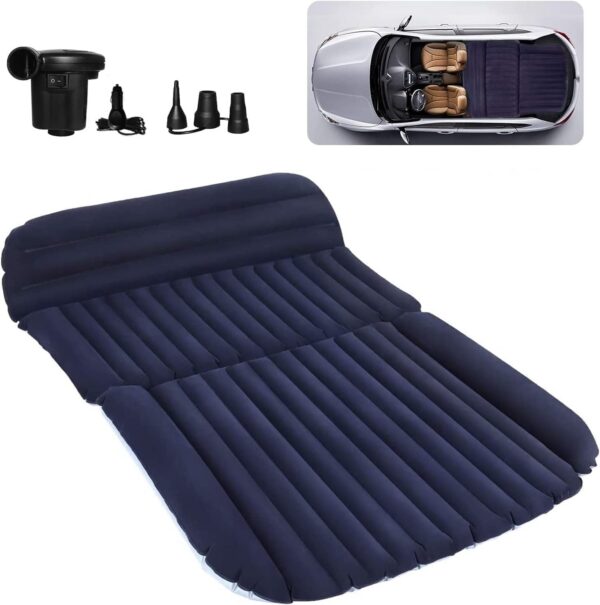 QDH Auto Matratze SUV Luftmatratzen Camping Aufblasbare Matratze Aufblasbares Bett für den Auto-Rücksitz-Dickere Luftbett für Reisen Camping Outdoor Aktivitäten