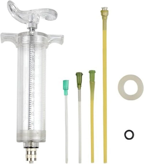 8fa1842d0b10c2a0 LILYS PET Young Birds Feeding Syringe,Plastic and Perspex Material,Used for Feeding Milk for Young Birds or Feeding Medicine for Sick Birds (20ml and 2+2.5+3mm Hose) …