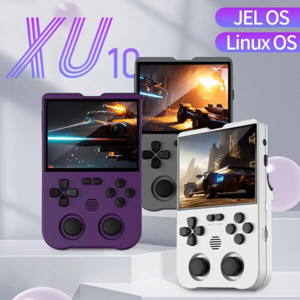 Coopreme XU10 Handheld 3.5" IPS Screen 3000mAh Battery Linux System Portable Video Game Console