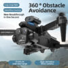 8fc0c649a0a9d713 New C10 Max 6000M GPS Rc Drone HD Optical Flow Positioning Obstacle Avoidance Gesture Photography Foldable Quadcopter Toy Gifts