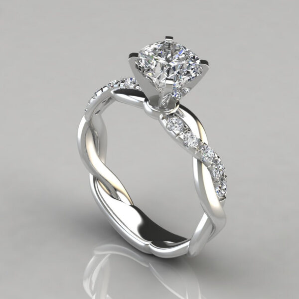 8fc9bfbfdacc4b3c DIWENFU 14K Rose White 1 Carat FL for Female Sier Gemstone 14 K Gold Jewelry Diamond Ring Box