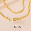 8fd073a7577266ef MIQIAO Sterling Sier Italian Necklaces For Women Jewelry Ball Diamond Cutting Chain Female Necklace Long 40 45 50 55 60CM