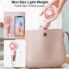 8fe6ee859093cde6 Mist Portable USB Rechargeable Handheld with Humidifier Mini Water Spray Hand Fan