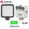 9025d05f0685a15e Ulanzi VL49 6W Mini Vlog LED Fill Light White 2000mAh 5500K Zoom Lighting Photographic Lighting Video Phone Selfie Fill Lamps