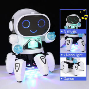 903a94881b536825 Kids Dance Robots Music LED 6 Claws Octopus Robot Birthday Gift Toys For Children Early Education Baby Toy Boys Girls