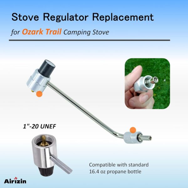 90627f68df876fcc Propane Regulator Adapter Replacement for Ozark Trail 2 Burner Propane Camping Stove GCT2220W,Ozark Trail Camp Stove Regulator