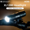 90832c5436804b1d XOSS 1200 Lm Bike XL1200 Headlight Waterproof Type-C Rechargeable Front Lamp Bicycle Light Aluminum Ultralight Flashlight