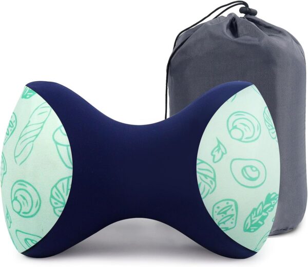 Knee Pillow for Side Sleepers, Camping Pillow, Leg Pillow, Small Memory Foam Pillow Travel, Comfortable Leg Pillow for Side Sleeping, Compatible for Camping