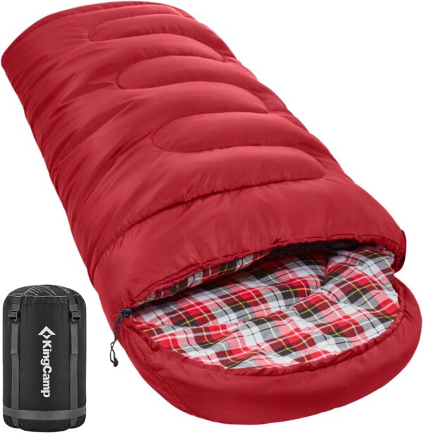 90a023499f071c34 KingCamp Outdoor Sleeping Bag Warm Portable Lightweight 3-4 Seasons Camping Sleeping Bag 300g/400g Filling for Adults