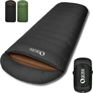 90a8f382d9f6d49c XL Sleeping Bag, Suitable for 4 Seasons Oversized Ultralight Backpacking Sleeping Bag for Adults, Great for Camping and Hiking