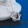 90c4416900d2bfd9 14K White Gold Real GRA Moissanite For Women Sterling Sier 0.5ct Lab Diamond Necklace Fine Jewelry