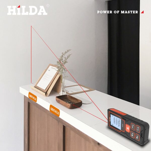 90c89c9b0a4fe61c HILDA Laser 40M 80M 100M Handheld Electronic Rangefinder High-precision Infrared Level Measurement Room