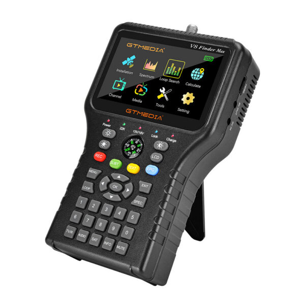 GTMEDIA Max Satellite Finder Meter 4.3'' LCD DVB-S/S2/S2X H.265 Better V8 Finder2 Pro2 V7 S5X SATK WS-6933