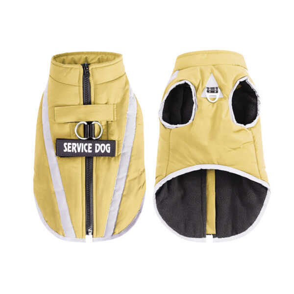 90e8590303704f02 Warm Fleece clothes Personalized Waterproof Winter Clothes for Small Medium Large Dogs Pet Clothing Jackets Dog Accessories