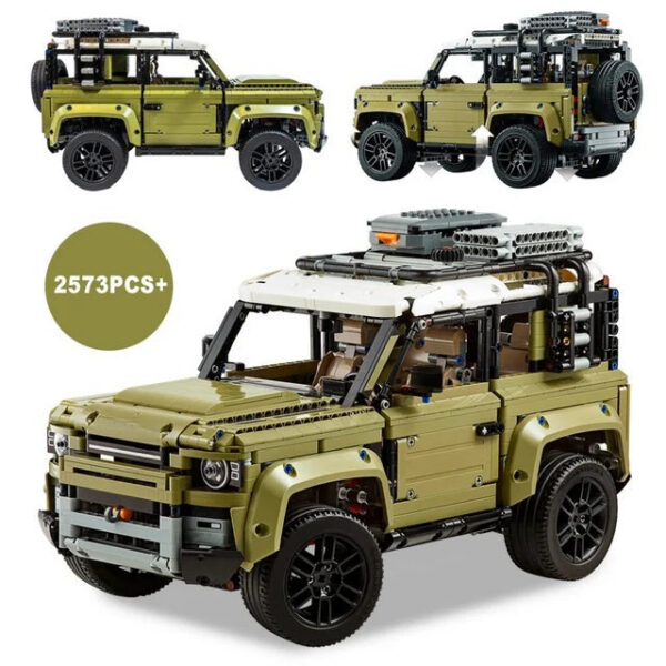 910b9ba237891e4f 2573PCS Technical Land Off-road Defender Sports Car Building Blocks 42110 Set Model MOC Vehicle Toys Bricks for Boys Adult Gifts