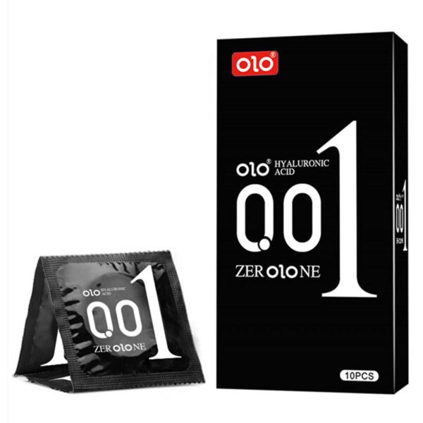 OLO ULTRA THIN CONDOM 0.01 Feeling Penis Sleeve Hyaluronic Acids Rubber Latex Ejaculation Delay Dotted Condoms Intimate Sex Toy