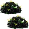 914c7edd8a439bf6 NUPTIO Flower Ball Arrangement Bouquet - 2 Pcs 9.5 inch Diameter Dusty Rose Fake Flowers Roses Balls for Centerpieces Tables - Artificial Rose Arrangements for Wedding Centerpiece Table Decorations