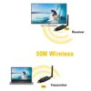 915000df8827cca7 50M Wireless Video Transmitter Receiver HDMI-Compatible Extender Stick Screen Mirror Adapter Switch DVD PC To TV Projector
