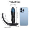 9151c67d2360145f Male Thrusting Prostate Massager Bluetooth APP Vibrator Men Gay Anal Wireless Remote Butt Plug Sex Toy for Couples
