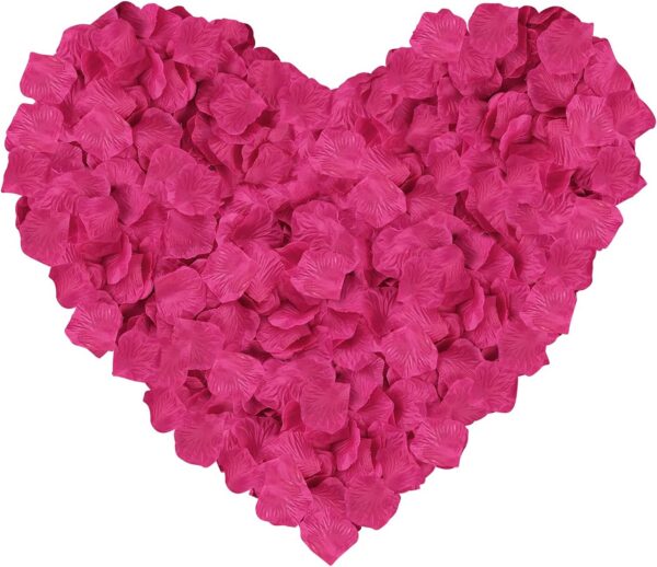 1000 Pcs Artificial Silk Rose Petals Decoration Wedding Party Turquoise Blue