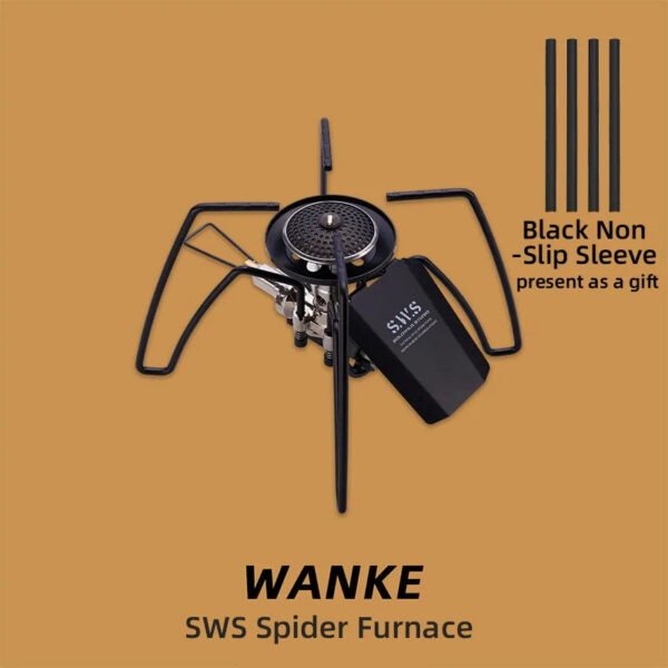 9190aad68f082c04 WELLHIKE Spider Stove Black Spider Folding Card Stove Camping Tableware Camping Kitchenware Camping Barbecue Stove Gas Stove
