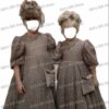 9191777a588955d4 Hollow Out Lace Stunning Children’s Gowns Flower Girl Dresses for Wedding Puffy Balloon 3/4 sleeve First Communion Party Gown