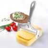 91a4974e6ab03dfd Stainless Steel Cheese Slicer Adjustable Thickness Butter Cutter Soft and Semi-Hard Kitchen Cooking Tools Cheddar Gadgets Grater